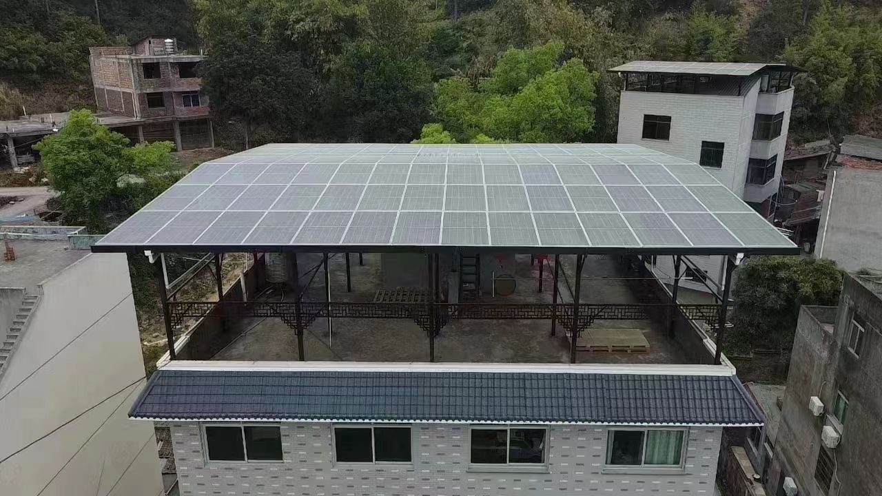 济南15kw+10kwh自建别墅家庭光伏储能系统